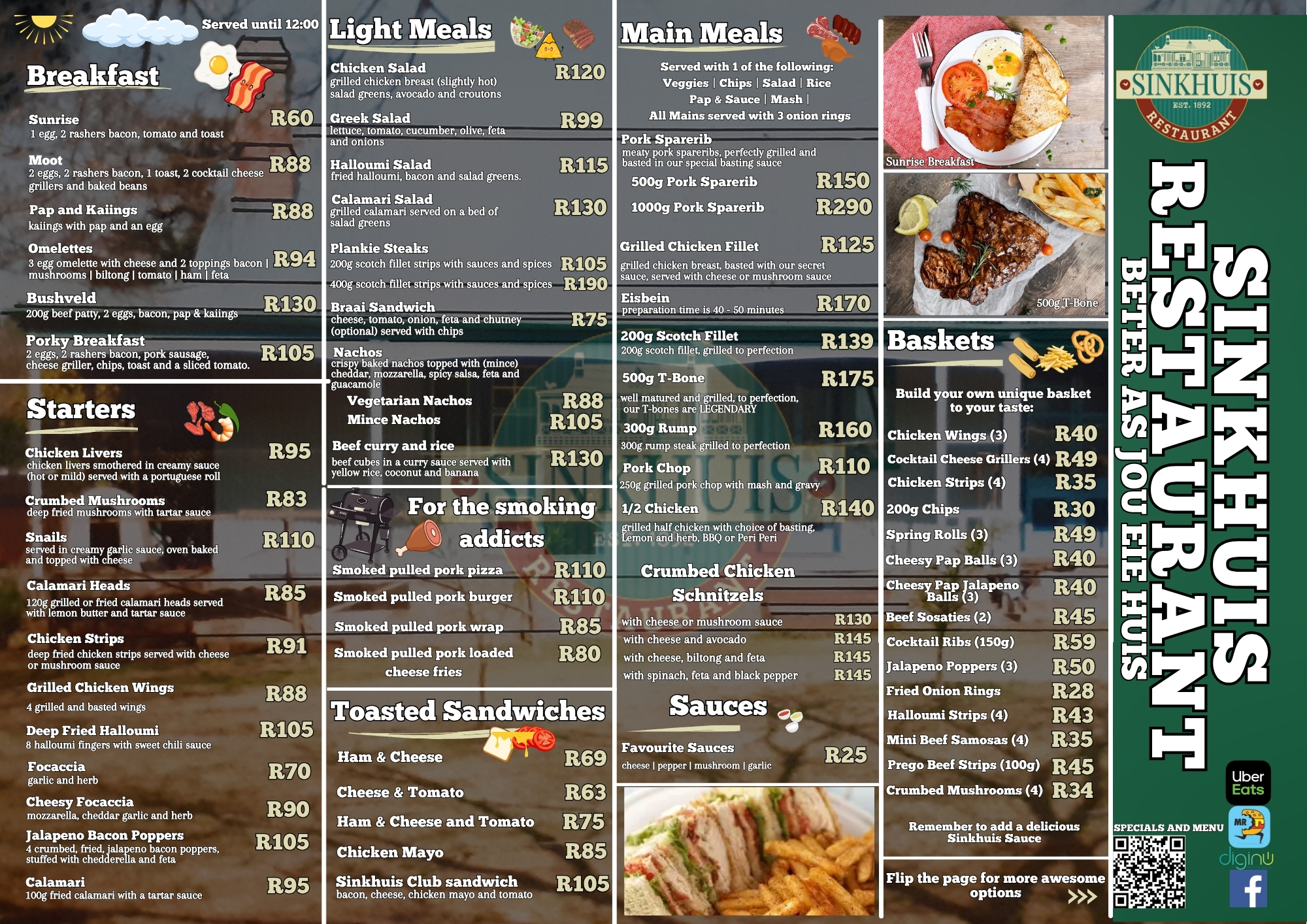 Menu Page